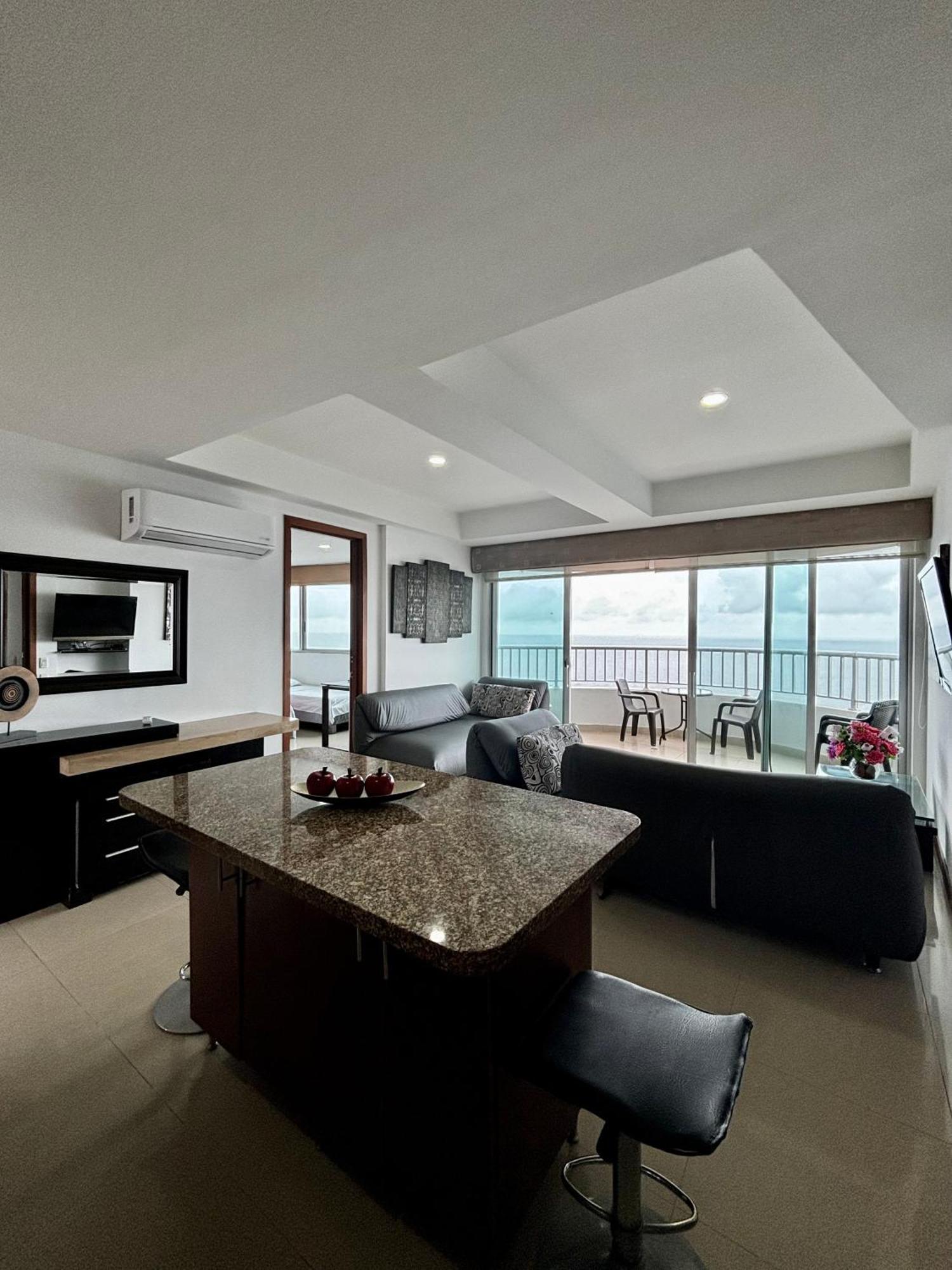 Paraiso En Bocagrande Con Vista Al Mar Cartagena Exteriér fotografie